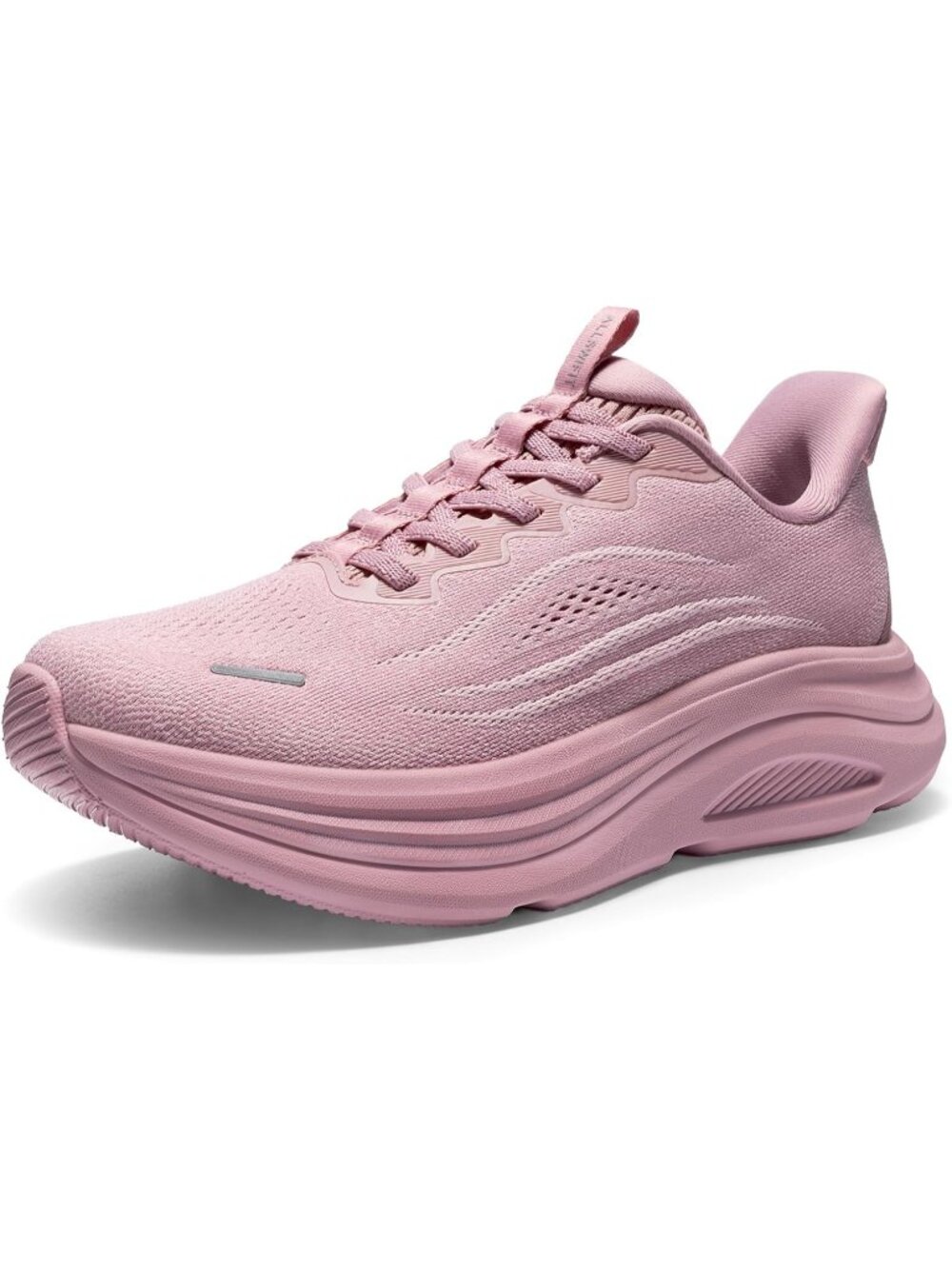 Women's Pink Comfortable Cushion Arch Support Athletic Fashion Walking Sneakers